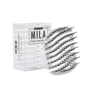 Sister Young Mila Pocket Hair Brush White